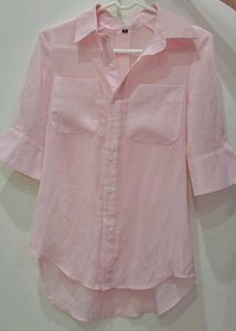 Pink Bell Sleeves Top