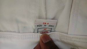 Flu White Jeans