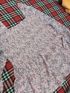 Floral Smocked Blouse
