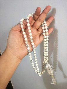 Howlite crystal reiki Mala