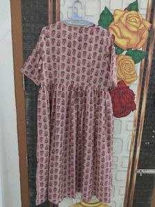 Cute Pink Floral Dress