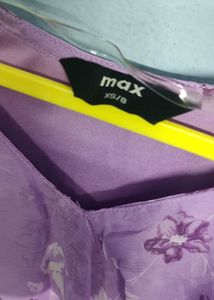 Max Floral Lavender Maxi Dress - XS