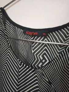 Patterned Sleeveless Top
