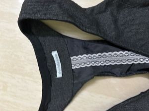 Chic Black Vest Top