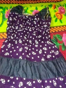 Floral Tiered Skirt