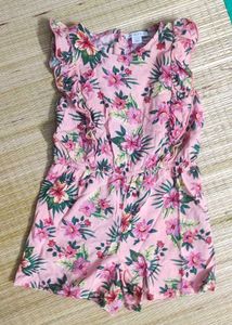 Floral Print Romper