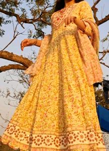Floral Print Gown