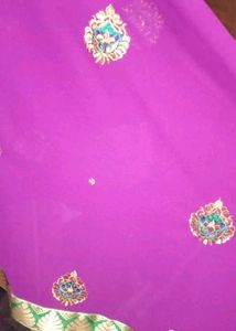 A Super Pink Saree