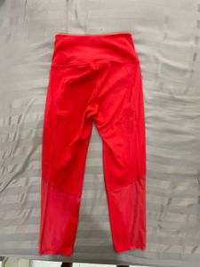 Hot Red Activewear Leggings