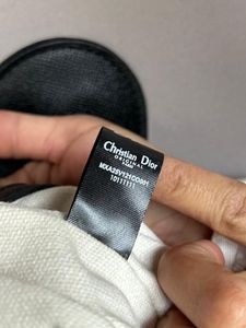 Thrifted Christian Dior Black Saddle Bag