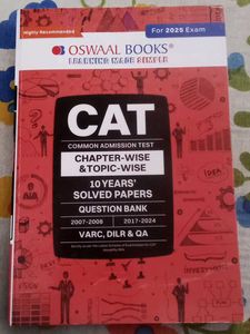 CAT Exam Prep Book