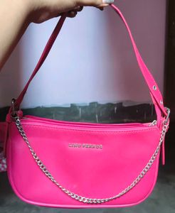 Lino Perros Hot Pink Baguette Bag