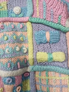 Hand-Knitted Patchwork Cardigan💕