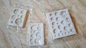 NEW FLOWERS AND ROSE &amp; Leaves Silicon MOULD