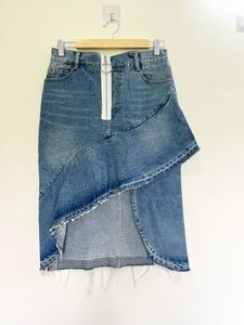 Denim Midi Skirt