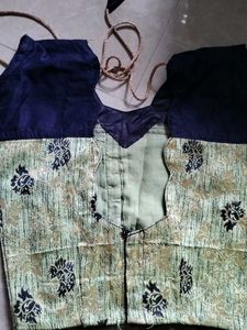 Embroidered Button-Down Tunic
