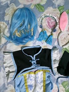 Rem Re Zero Cosplay Dress Set
