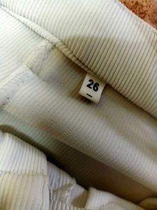 White Cargo Pants