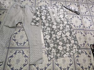 Floral Print Kurta Set