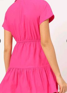 Pink Shirt Dress