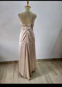 Elegant Biege Evening Gown
