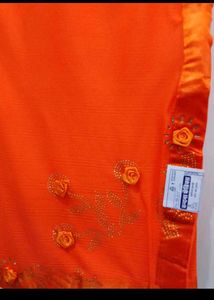 Orange Colour Saree