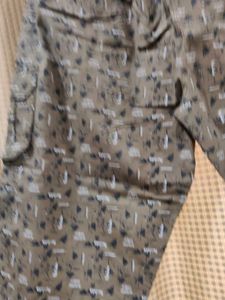 Printed Olive Green Cargo Shorts4xl