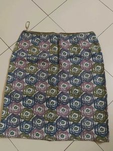Floral Print Skirt
