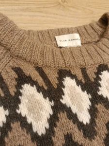 Patterned Knit Sweater