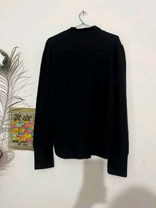 🖤Ribbed Mock Neck Long Sleeve Top