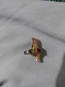 Rhinestone Mustache Ring
