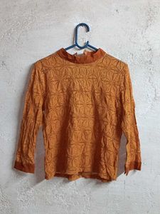 Ladies See-through Fashion Crop Top