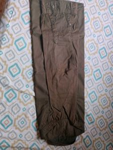 Olive Green Button-Down Shirt