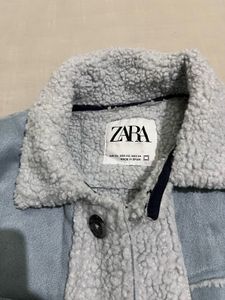Zara Blue Sherpa Jacket