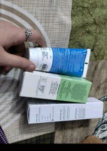 Combo Face Wash Moisturizer Sunscreen New Seal Pac