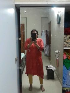 Elegant Coral kurta xl