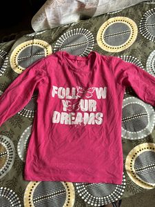 Cute Pink 'Follow Your Dreams' Top