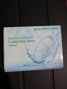 Baush And Laumb Crystal Clear Eye contact Lenses U