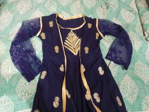 Navy Blue Kurta