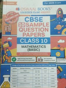 Book Class 10 Sample Paper