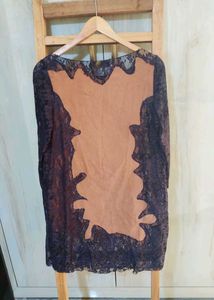 Brown Net designer Top Size-34-36
