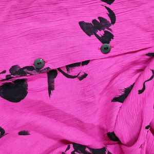 💖 Bold Magenta Abstract Print Blouse! 💖