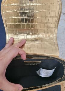 100% Original Zara Gold Bag