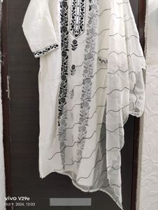 NewUnused Embroidery Pakistani Suit OrganzaDupatta