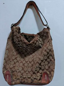 Vintage Coach Large Hobo