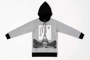 Paris Eiffel Tower Graphic Hoodie