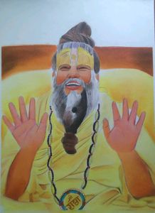 Premanand Maharaj Ji Painting