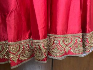 Ombre Floor Length Gown With Heavy Embroidery