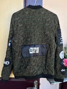 Trendy Camo Bomber Jacket