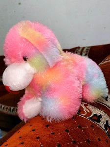 Rainbow Plush Puppy